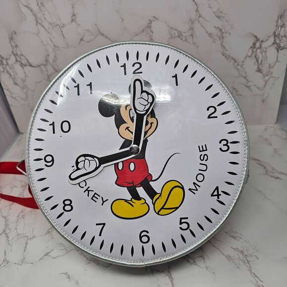 NWT Mickey Mouse Exclusive Vintage Watch Figural Mini Backpack - Picture 1 of 4